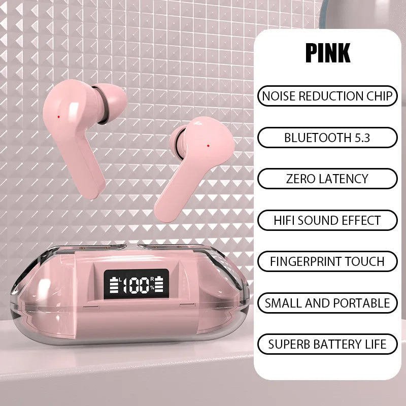 Crystal Wireless Earphones - Transparent Air 33