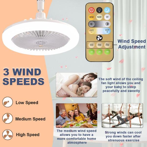 LED Multi-Function Fan Light