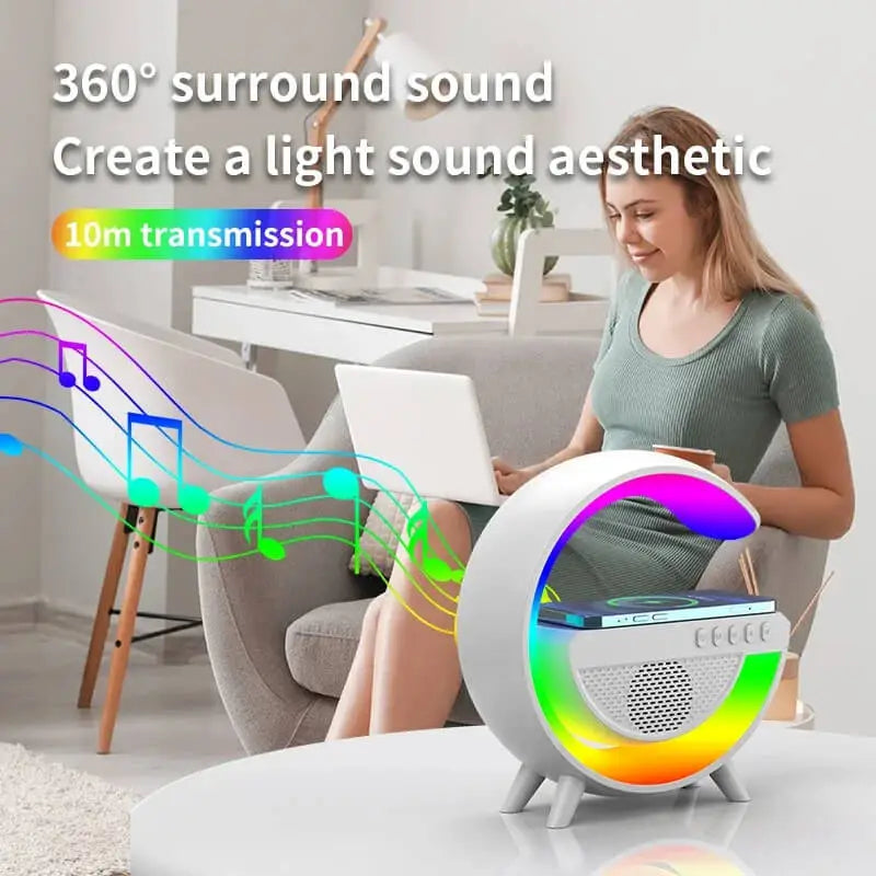 Led Wireless Charger Speaker