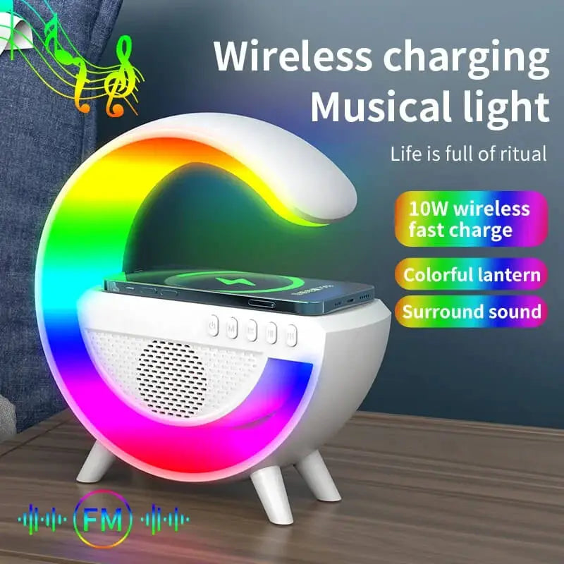 Led Wireless Charger Speaker