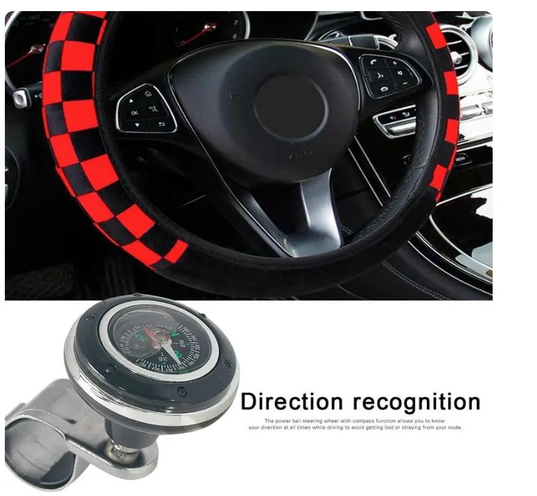 Compass Car Knob Ball