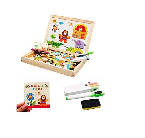 Digital Shape Drawing Wooden Board For Kids