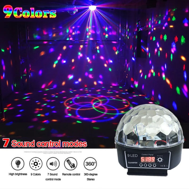 LED Crystal Magic Ball Light