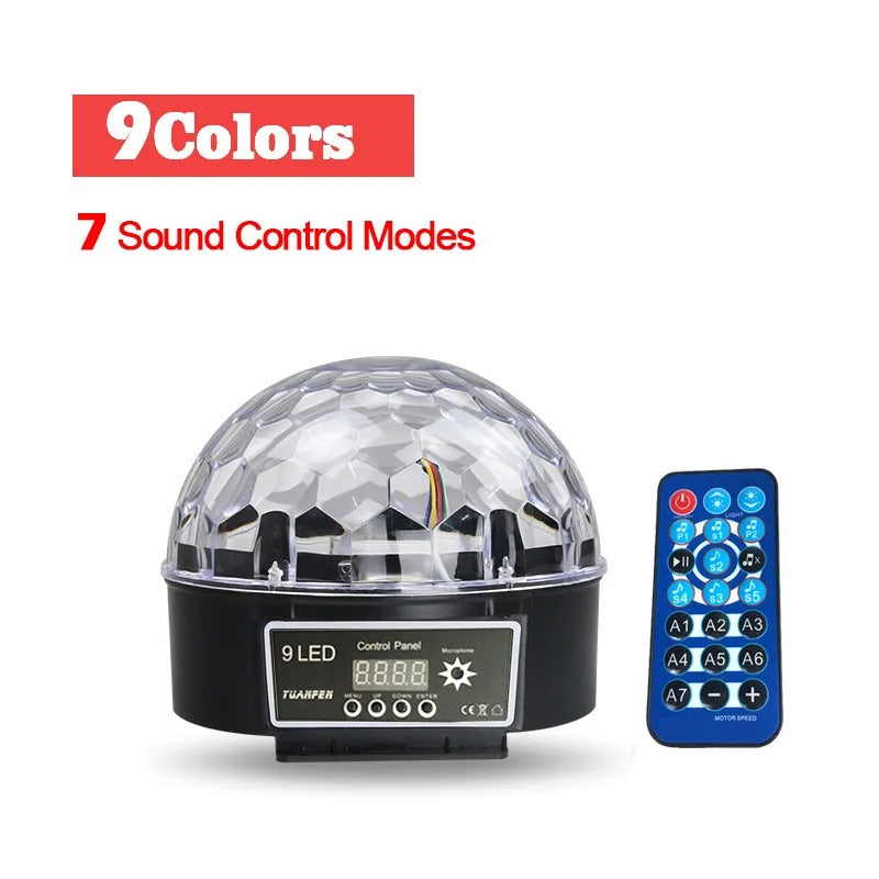 LED Crystal Magic Ball Light