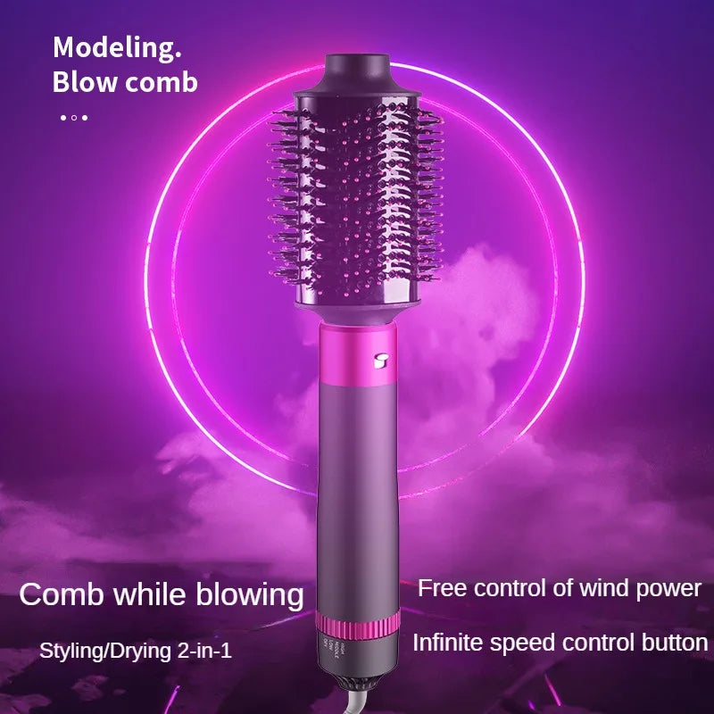 Hot Air Brush: Dry, Style, and Volumize with Ionic Technology (5-in-1)