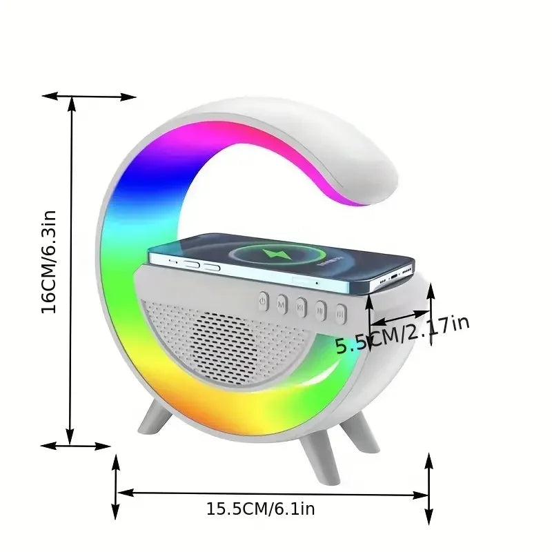 Led Wireless Charger Speaker