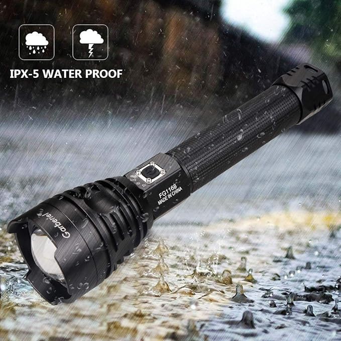 P90 LED Rechargeable Laser Flashlight